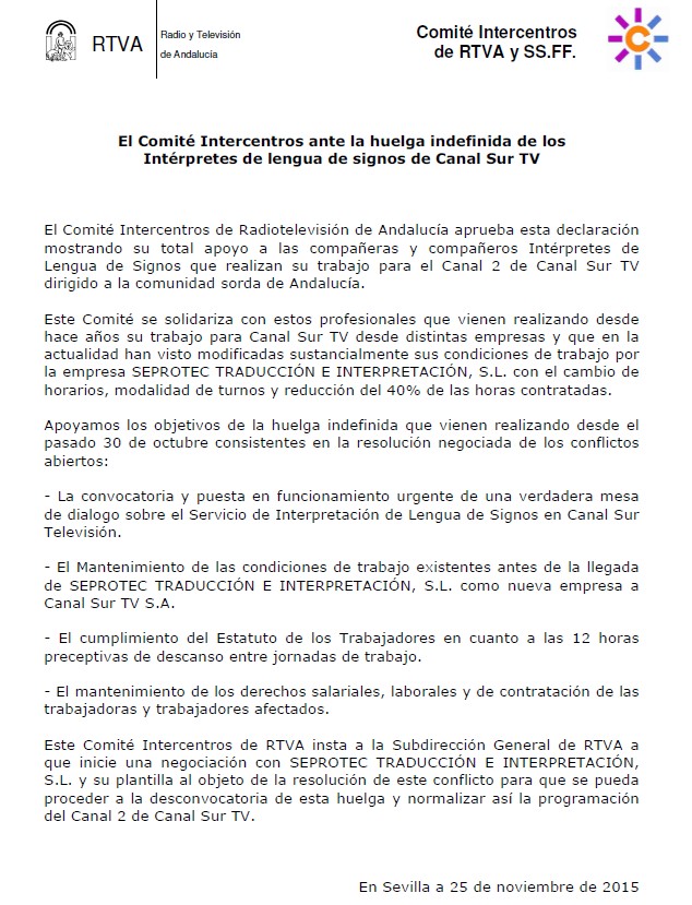 comunicado CI ILSES