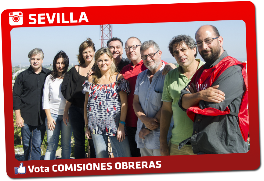 SEVILLA: Vota COMISIONES OBRERAS